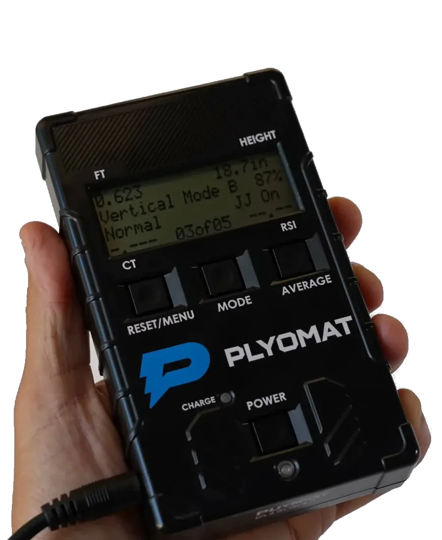 Plyomat Controller 3.0 held in hand