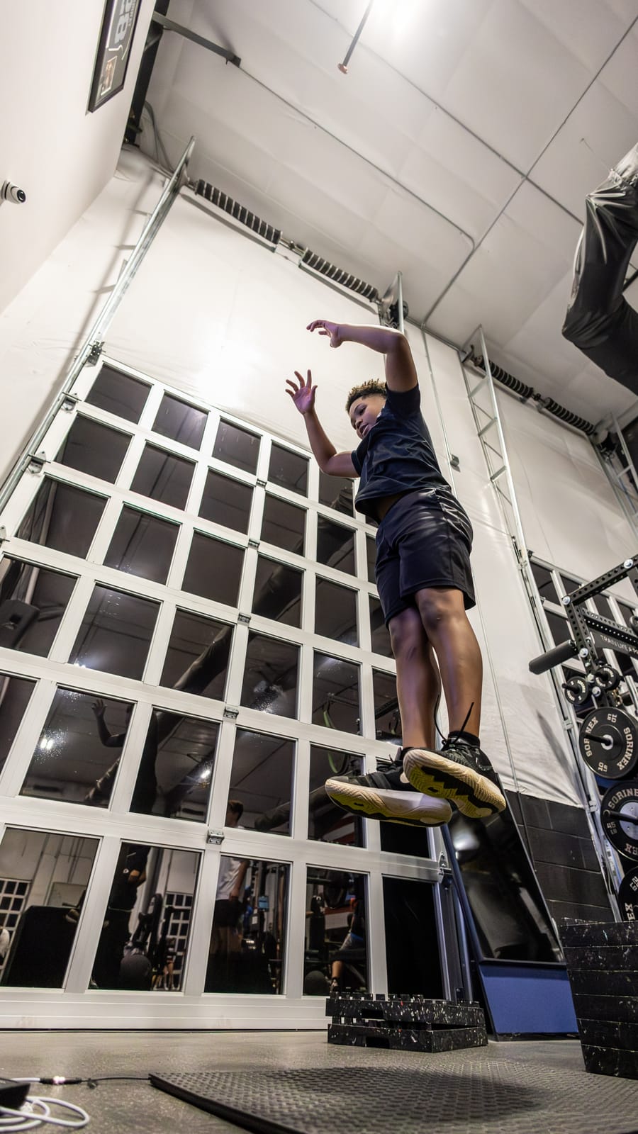 Athlete on the mat
